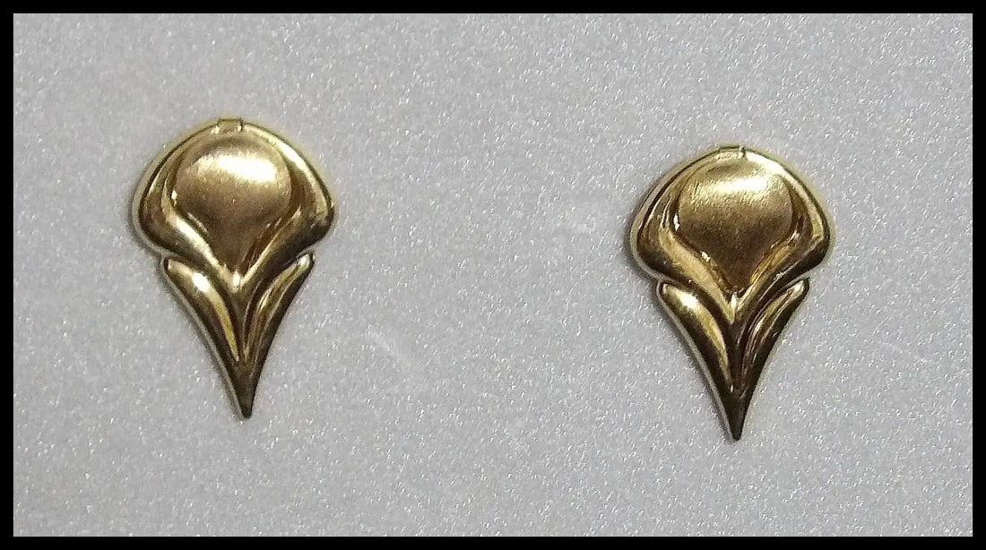 Brev Italian 14 KT Gold Convertible Hearts Earrings - 3