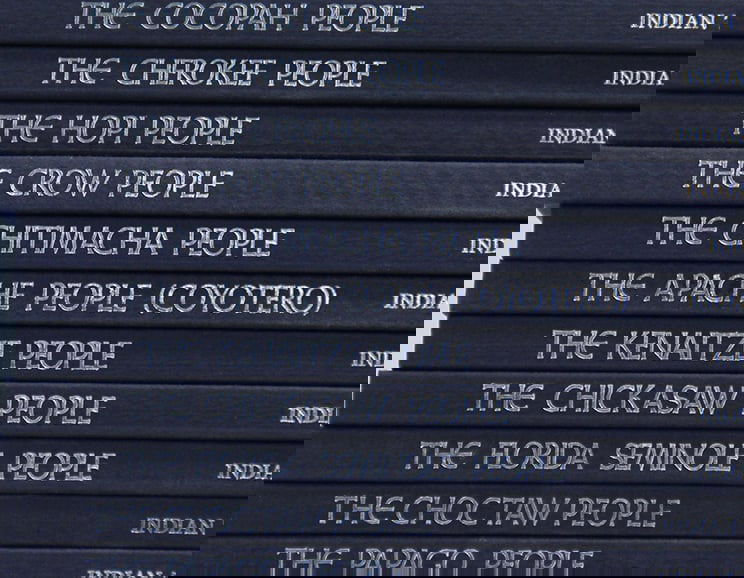 The Complete Indian Tribal Series 40 Volume Set with Tribal Leader Signatures Limited print - 2