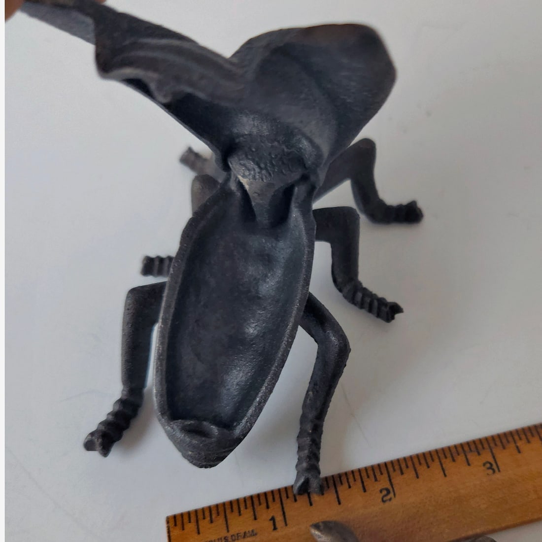Vintage brass and cast-iron fly ashtrays trinket match boxes. - 10