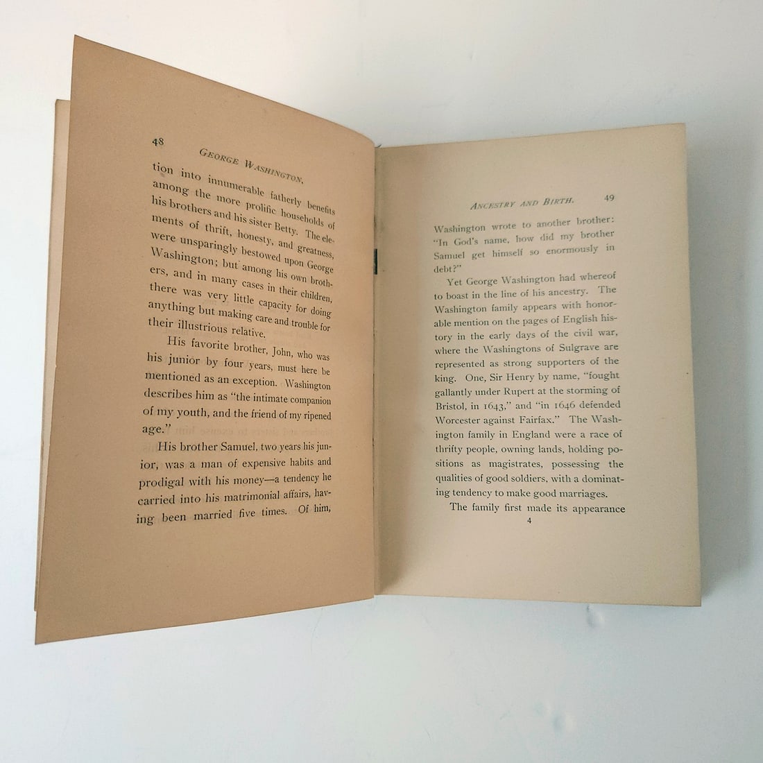 George Washington The Ideal Patriot by Rev Edward M Taylor 1897 1st Edition HC - 6