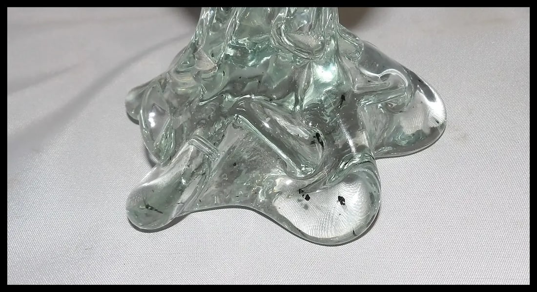 Murano Pheasant White with Gold Aventurine and Yellow on Tail - 9