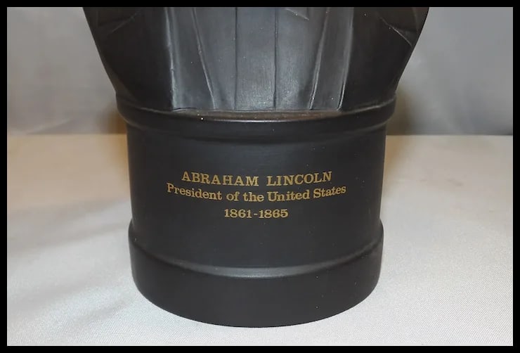 The Wedgwood Black Basalt Limited Edition President- Abraham Lincoln - 6