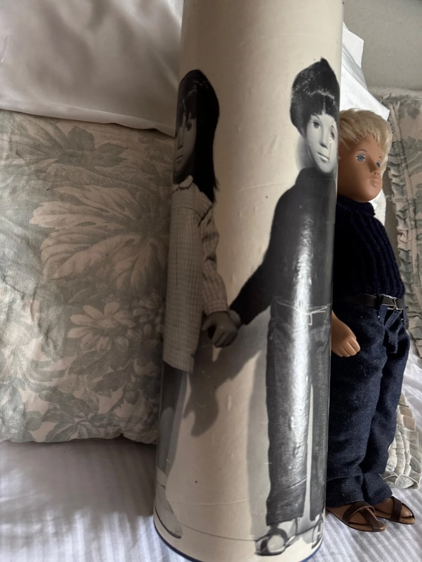 16" VINTAGE SASHA GREGOR BLONDE BOY DOLL W/ TUBE - 3