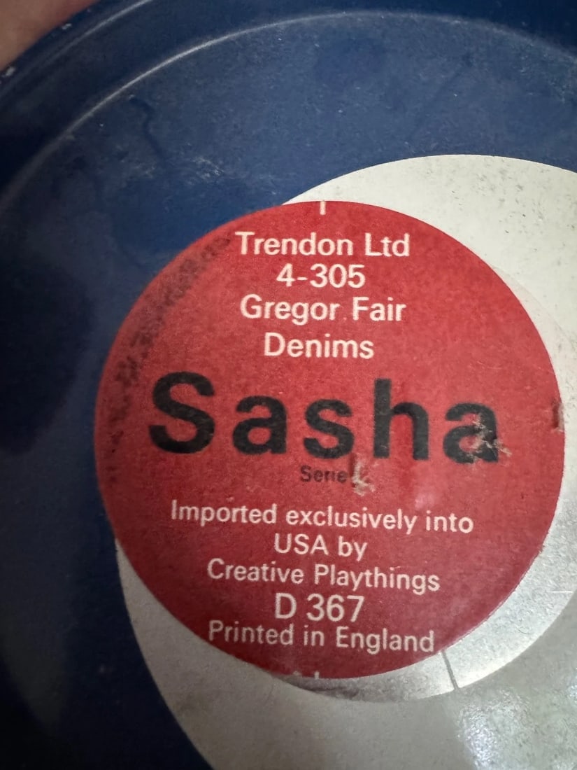 16" VINTAGE SASHA GREGOR BLONDE BOY DOLL W/ TUBE - 4