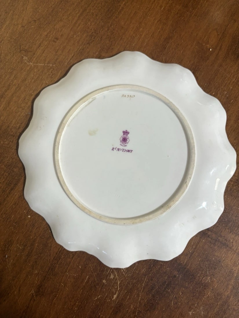 Hand painted Doulton Burslem Portrait Cabinet Plate - 3