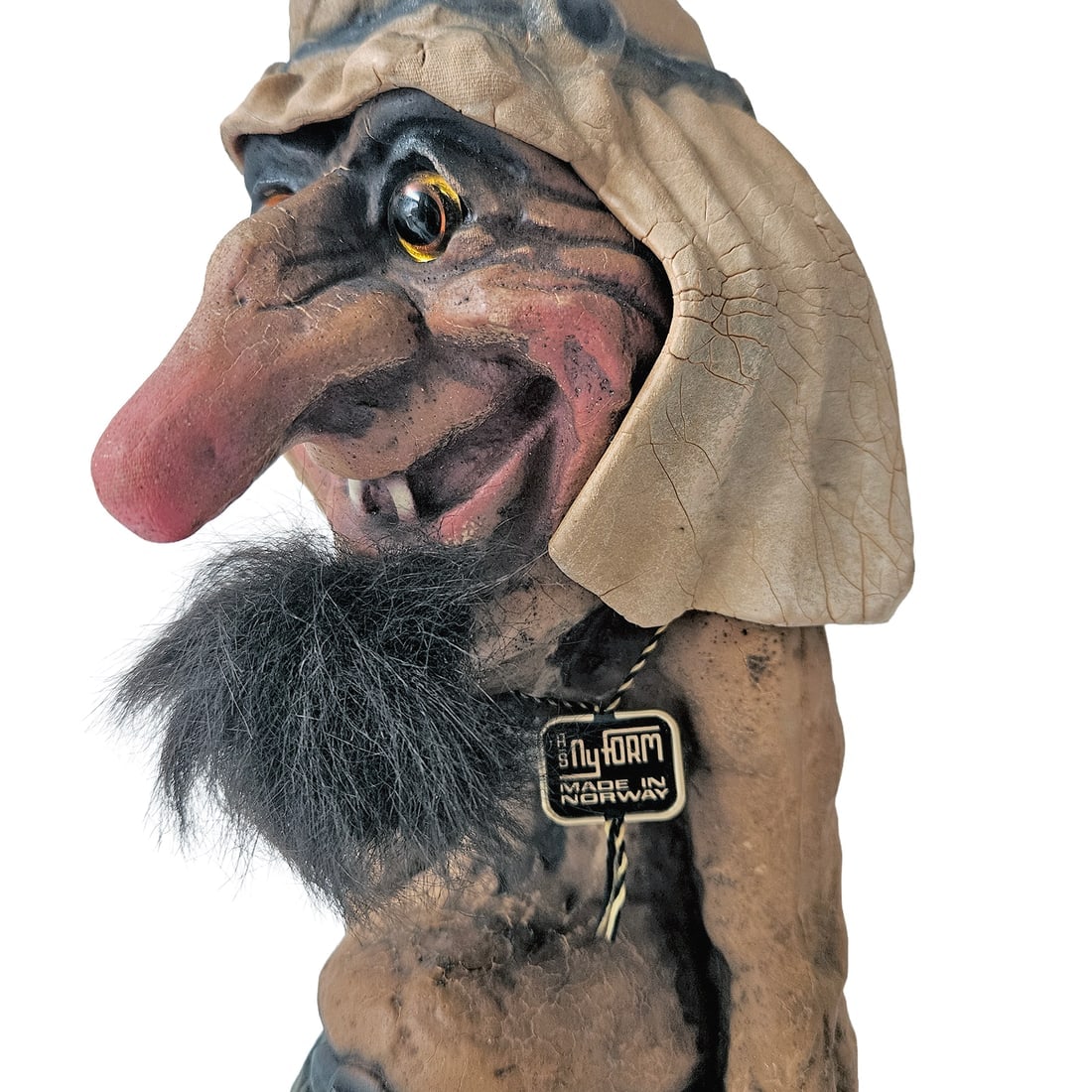 Nyform Norwegian Oil Sheik Oil Sheik Troll Figurine #138 With) Dowsing Rod - 3