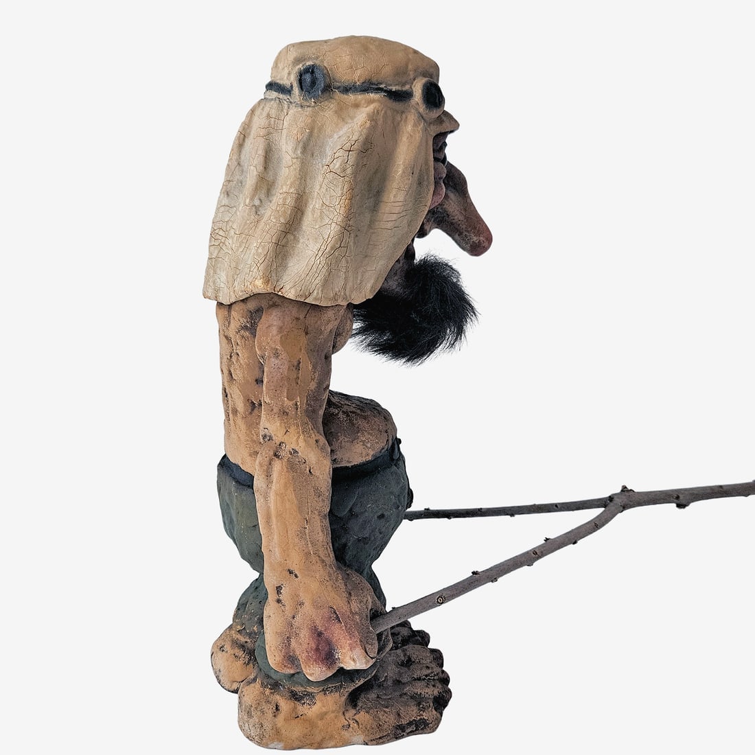 Nyform Norwegian Oil Sheik Oil Sheik Troll Figurine #138 With) Dowsing Rod - 5