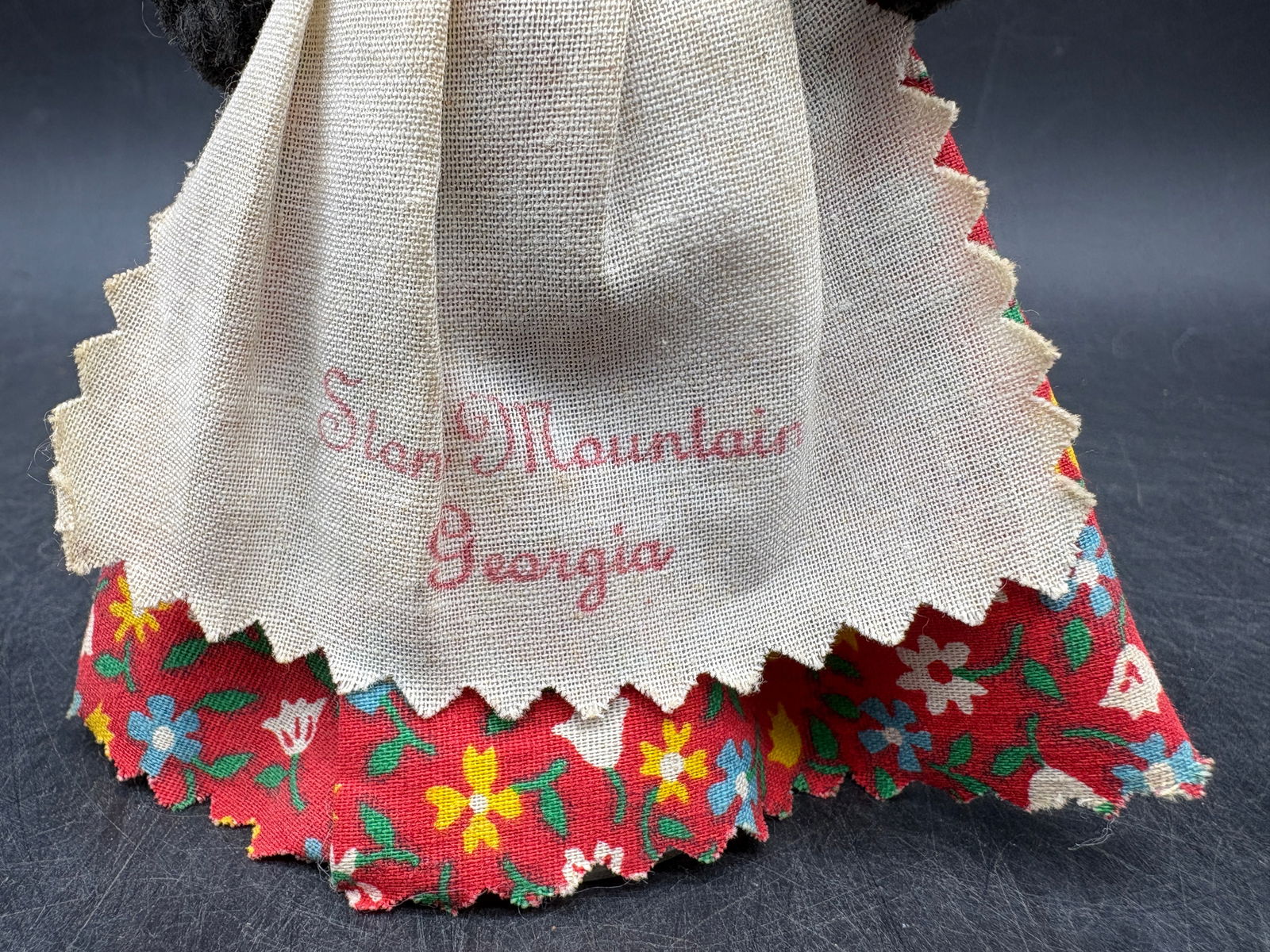 Vintage Stone Mountain Georgia Mammy Dinner Bell Black Americana - 2