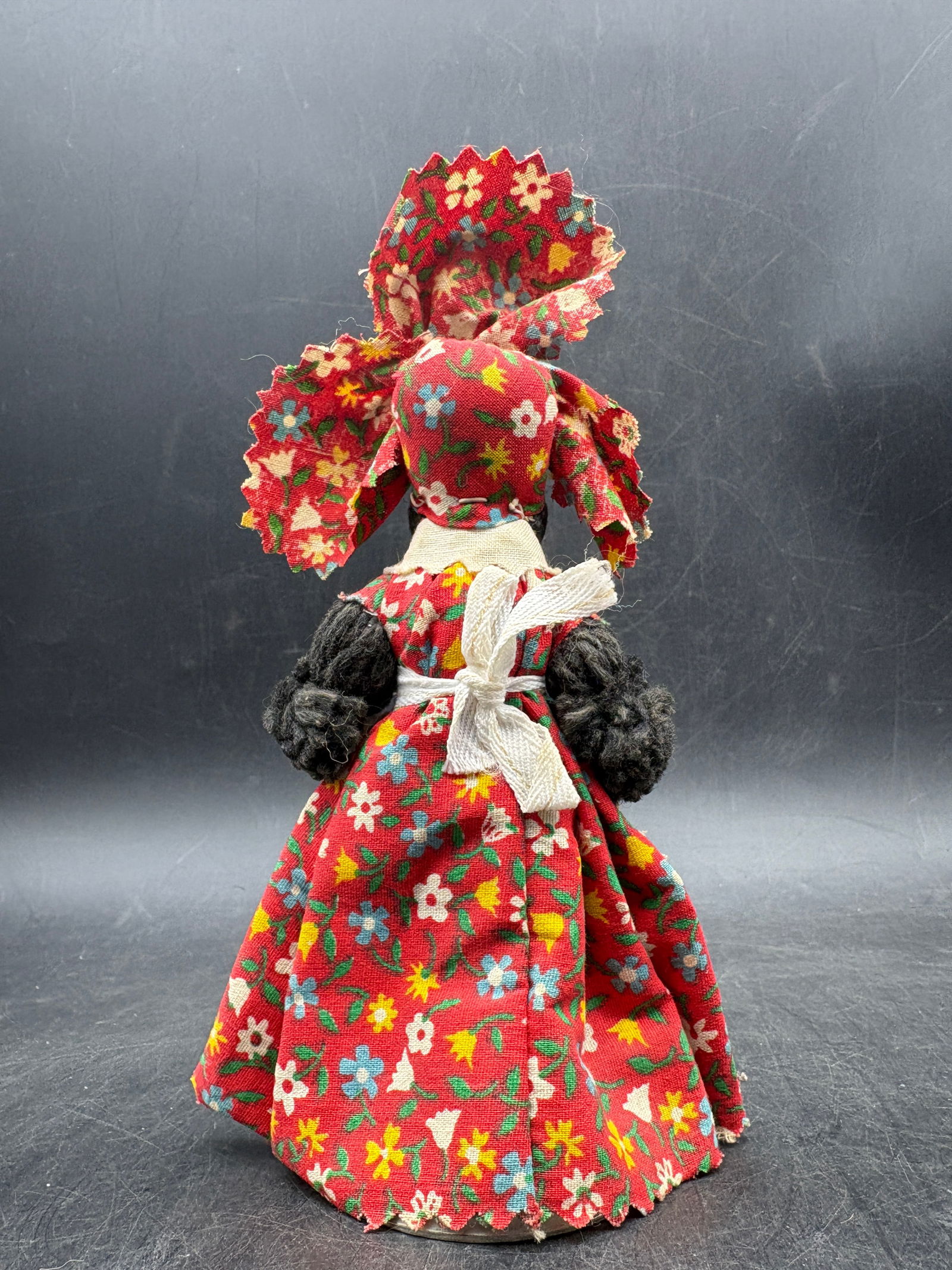 Vintage Stone Mountain Georgia Mammy Dinner Bell Black Americana - 4