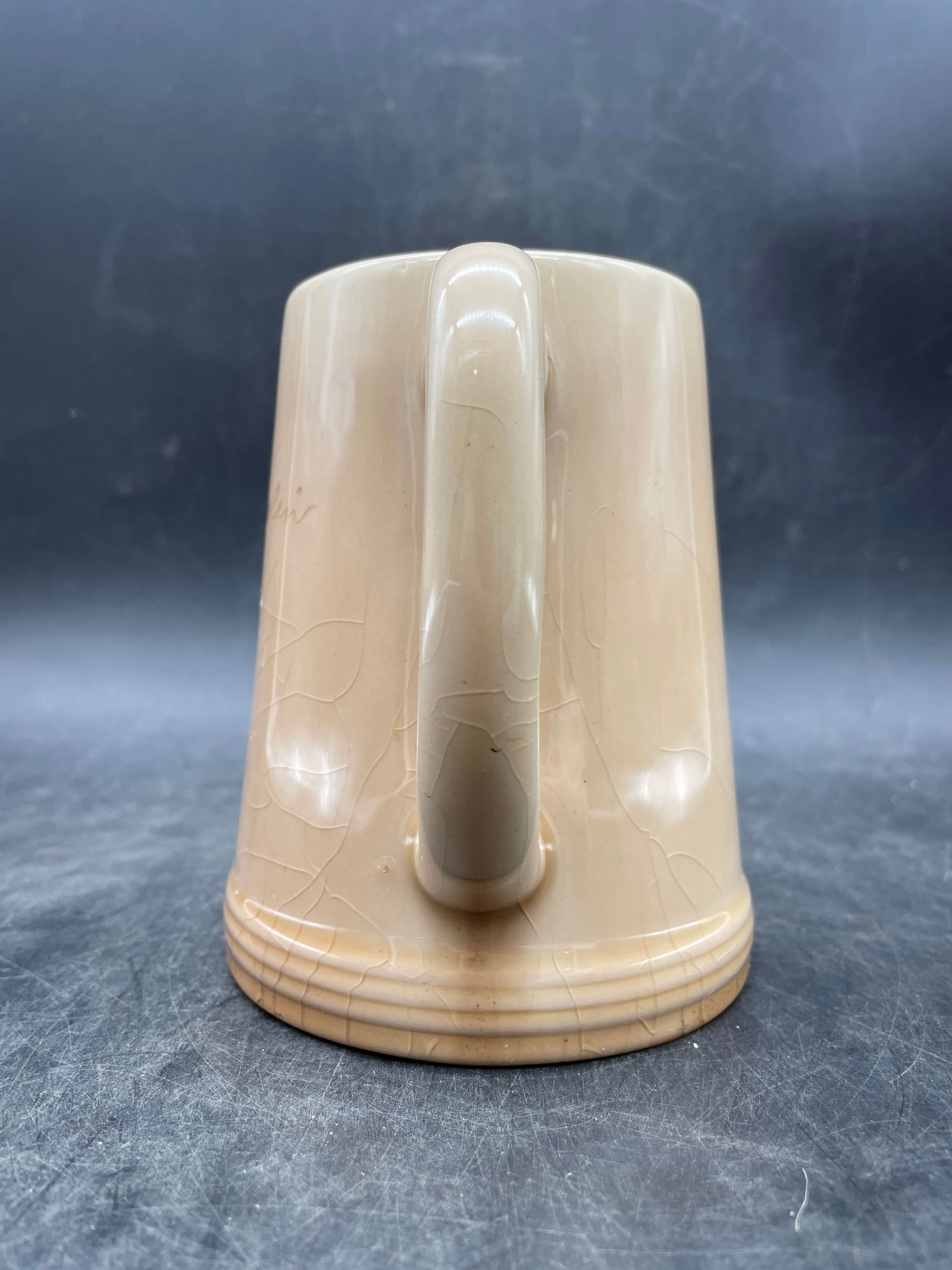 Rookwood 1948 Mid Century Modern Pottery High Glaze Personalized Mug 587C - 4