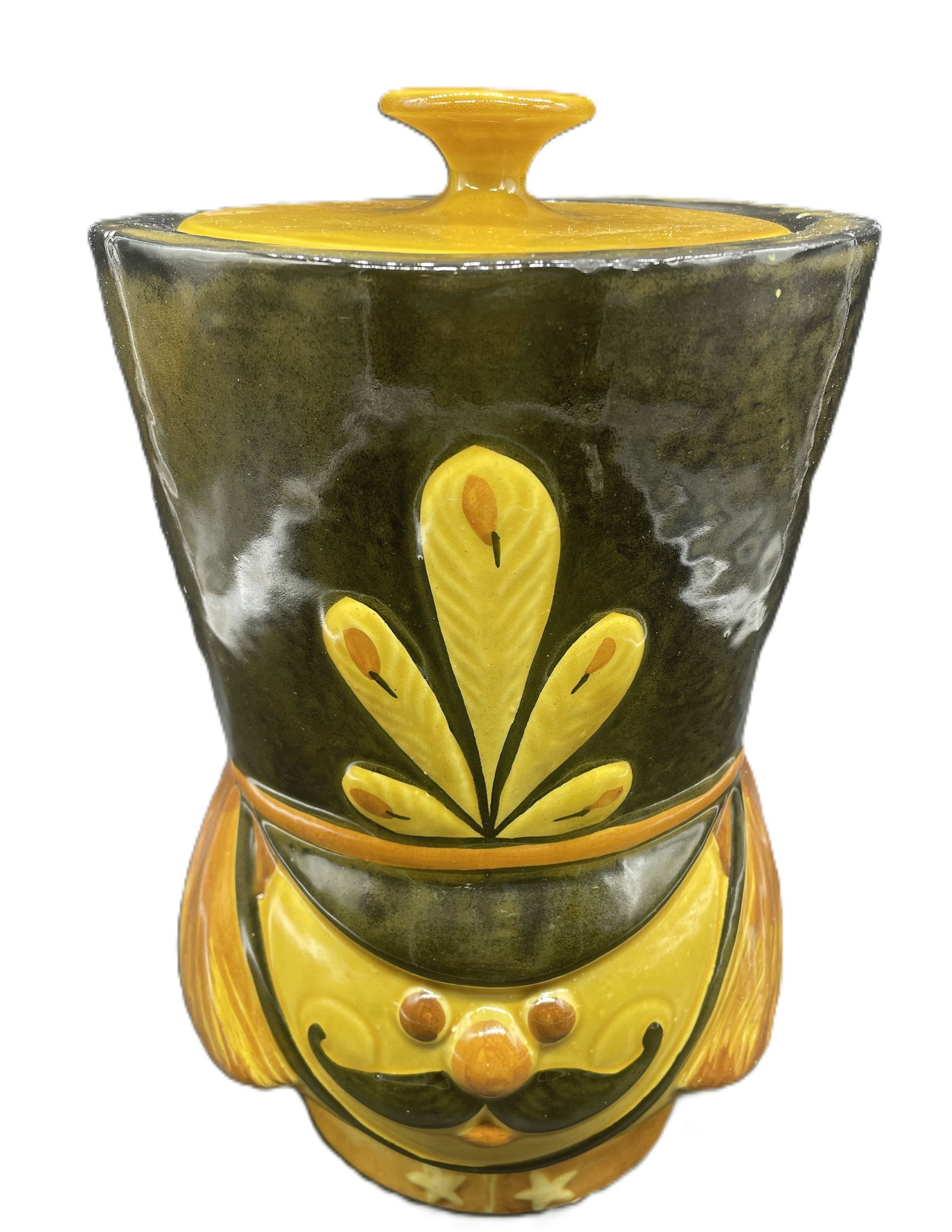 RARE Italian ceramic Cookie Jar - Toy Soldier Major Guard Perfect for the Holidays! - 2