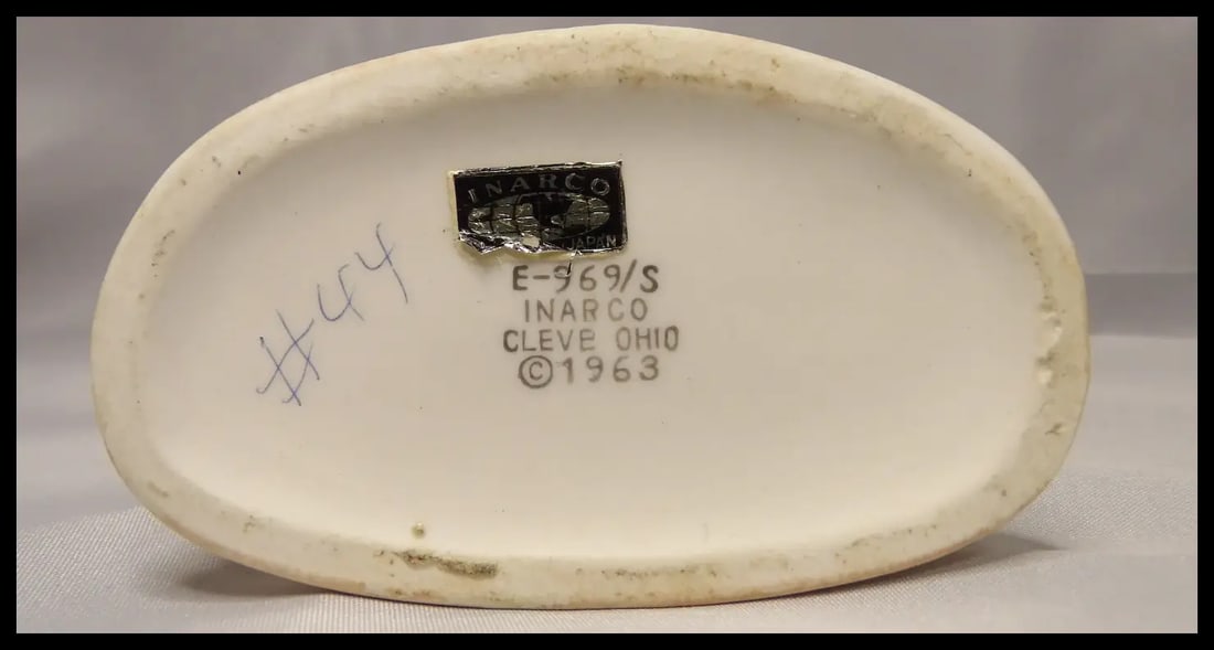 Vintage 1963 Inarco Lady Head Vase - 7