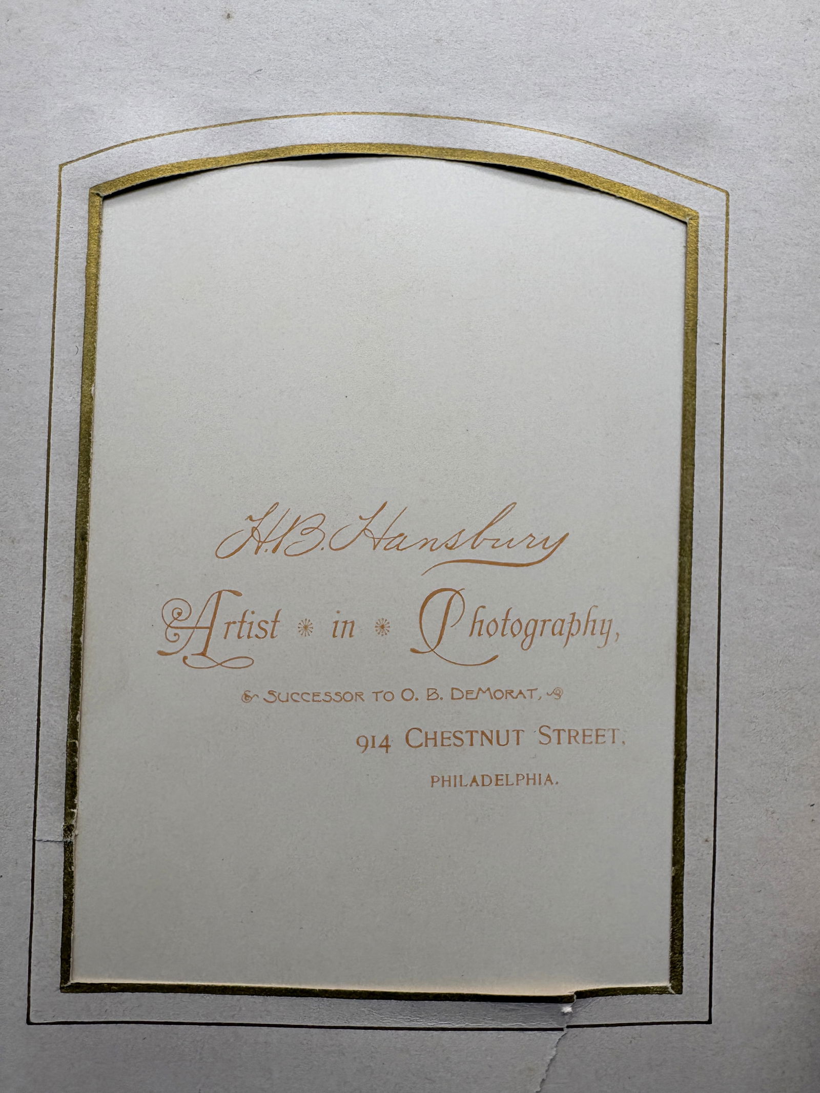 Antique HB Hansbury Phila Photo Album Cabinet Cards & Photographs 23 qty - 7