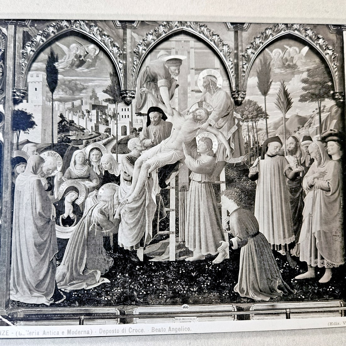 1854 Albumen Print of the Deposition from the Cross - 4