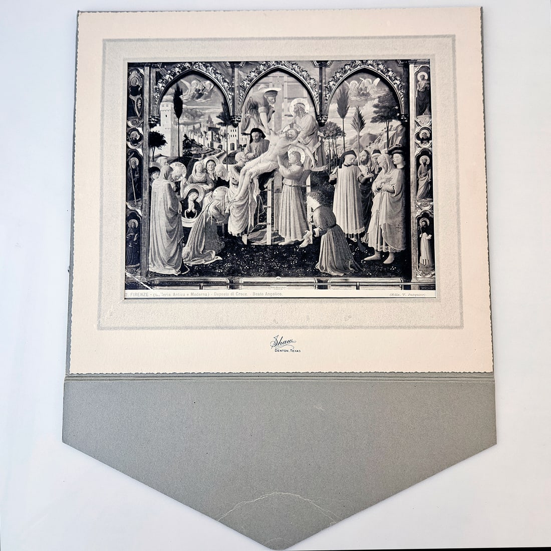 1854 Albumen Print of the Deposition from the Cross - 6