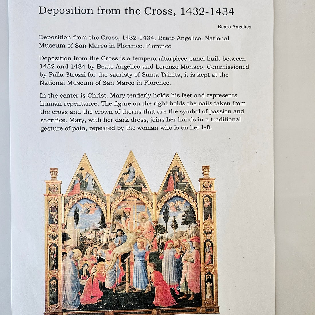 1854 Albumen Print of the Deposition from the Cross - 9