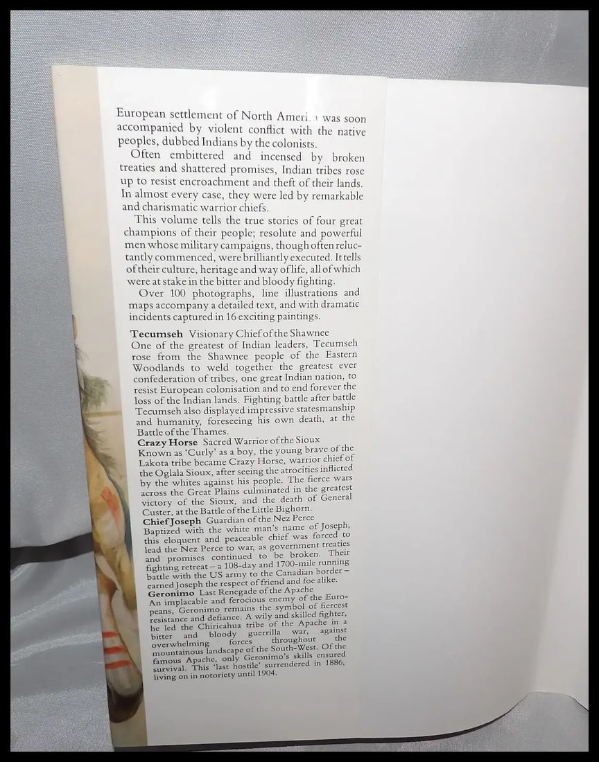 American Indian Warrior Chiefs - Tecumseh, Crazy Horse, Chief Joseph, Geronimo – Jason Hook - 4