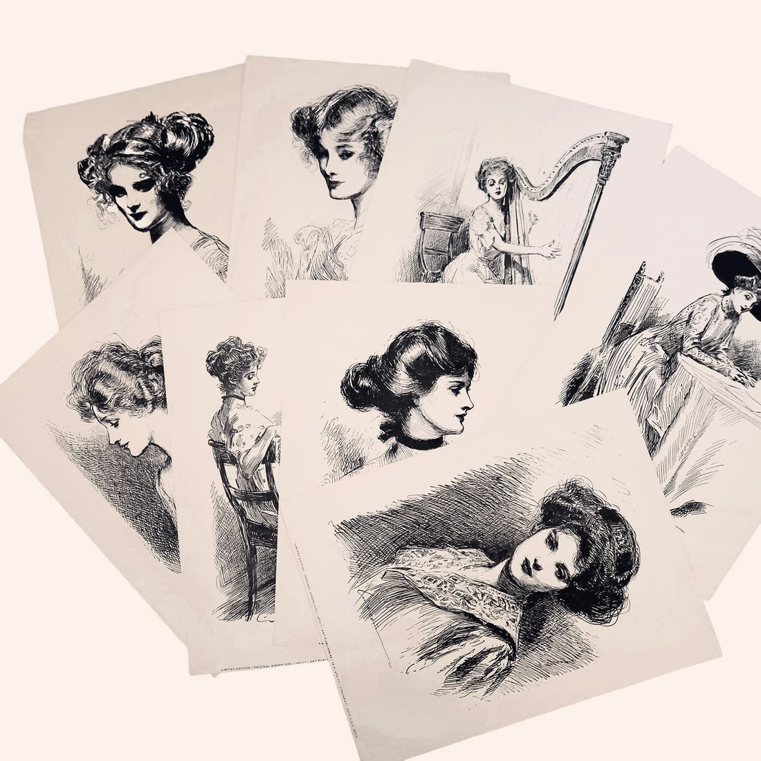 Limited Edition Original Gibson Girl Prints by Art Publishers Cincinnati (1 of 4)