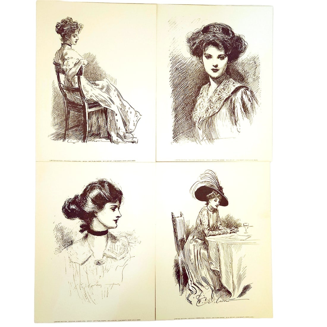 Limited Edition Original Gibson Girl Prints by Art Publishers Cincinnati - 3