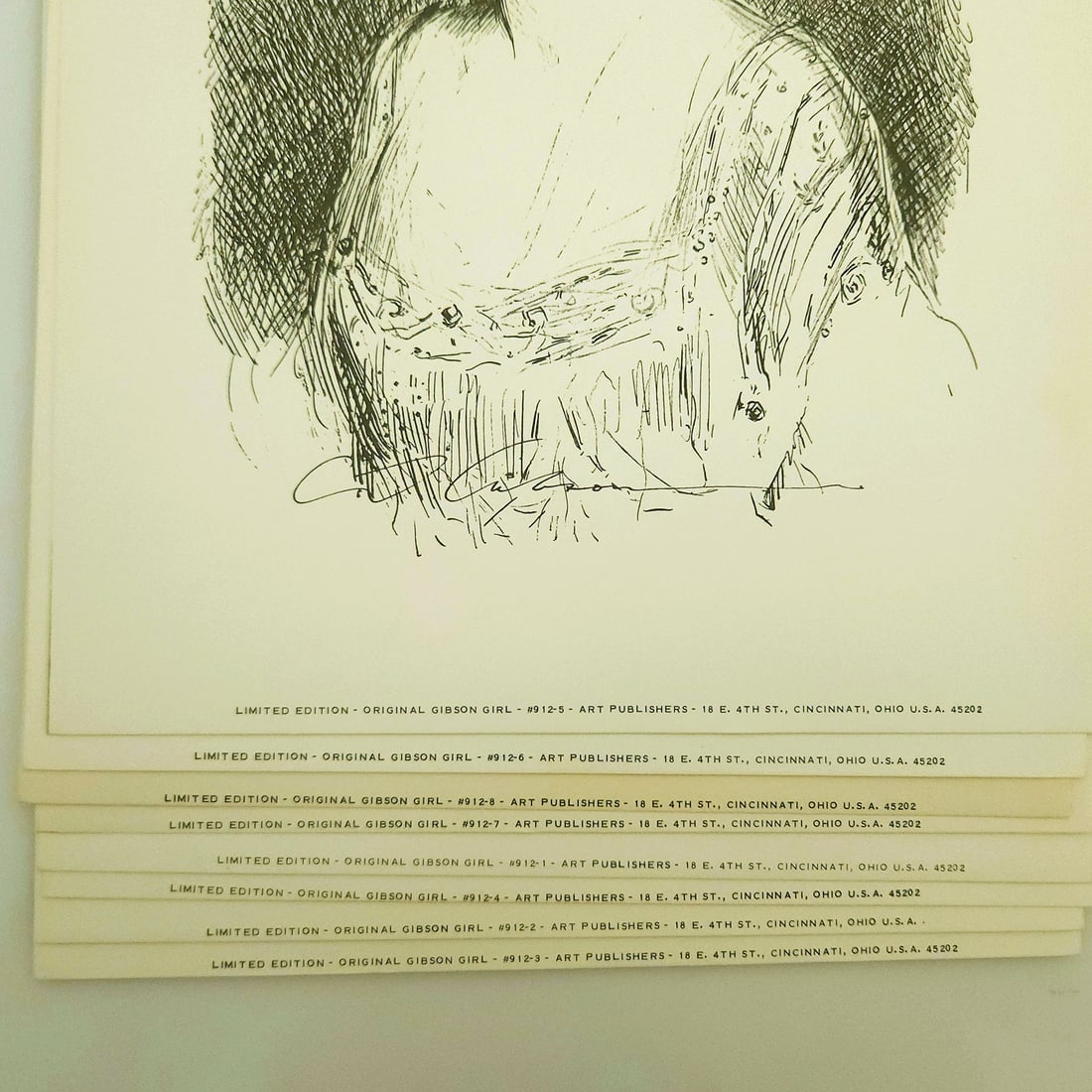 Limited Edition Original Gibson Girl Prints by Art Publishers Cincinnati - 4