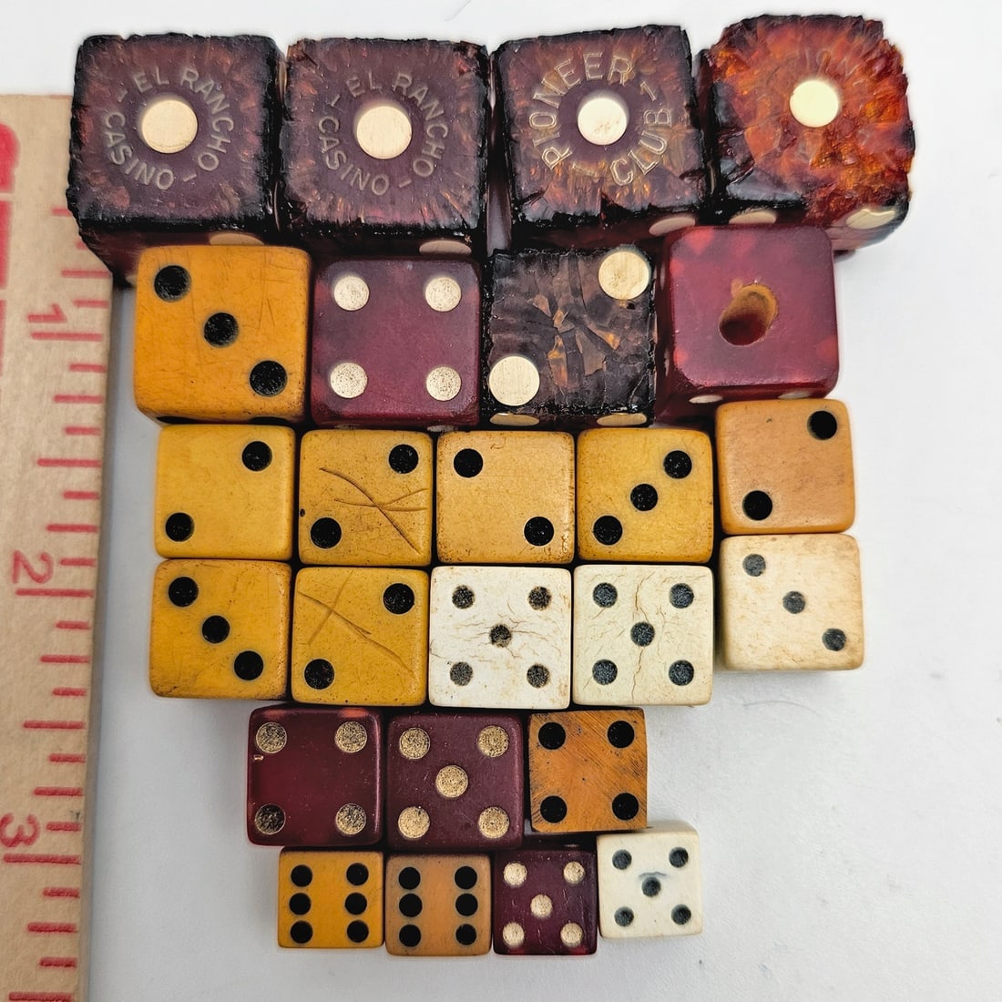 Assorted Vintage Dice of Various Age and Size Including Vegas Casinos - 2