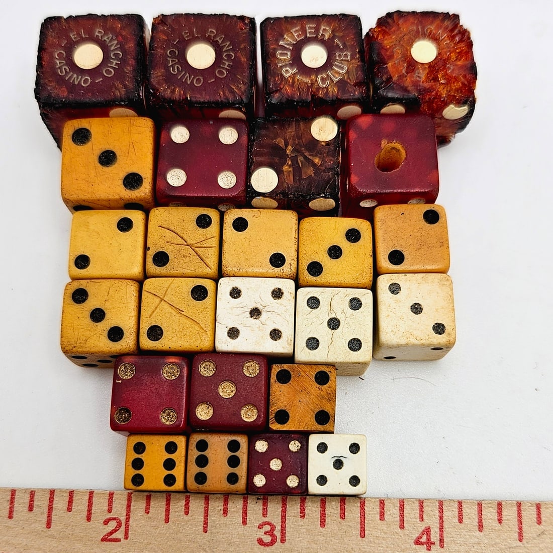 Assorted Vintage Dice of Various Age and Size Including Vegas Casinos - 3