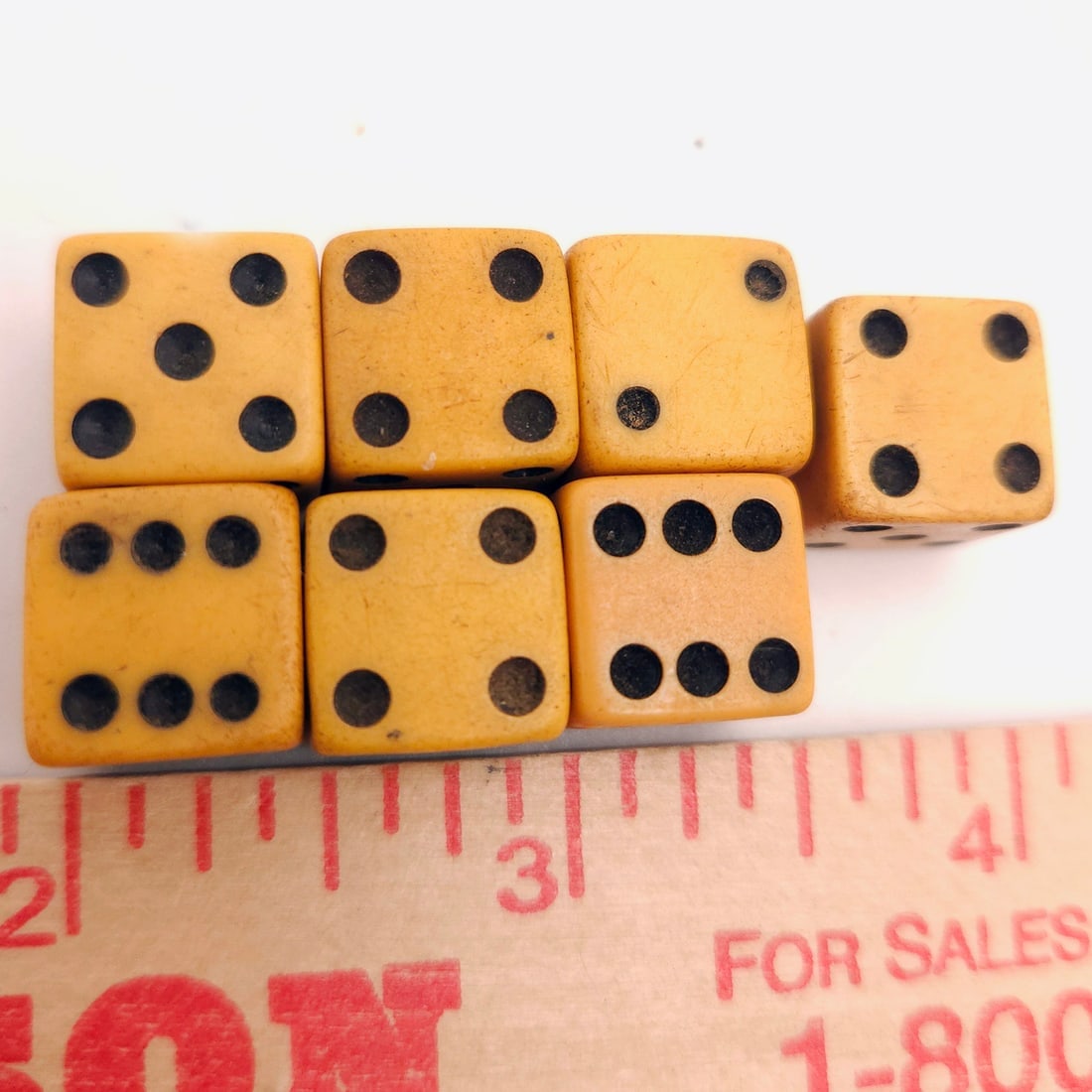 Assorted Vintage Dice of Various Age and Size Including Vegas Casinos - 8