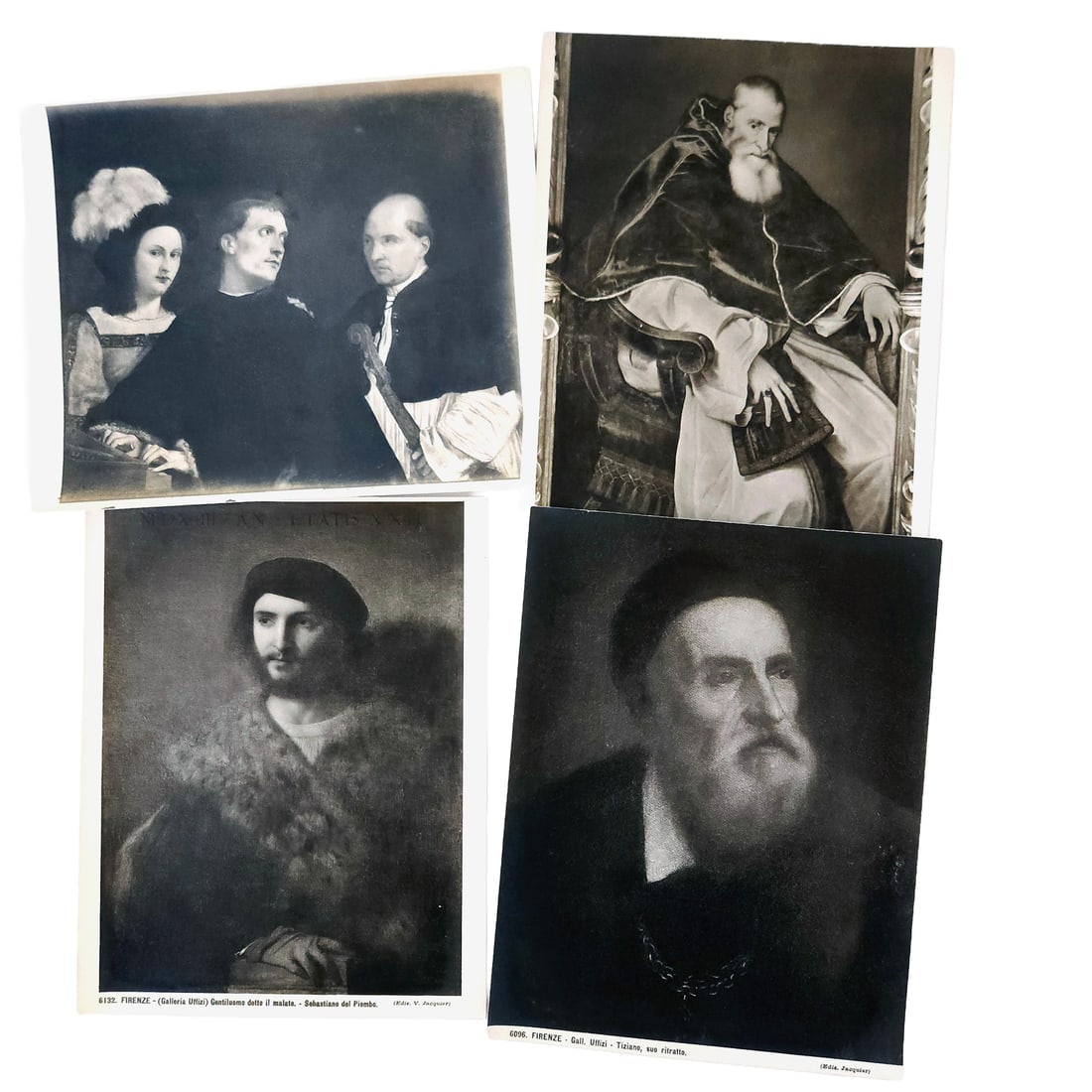 Assortment of Italian Art Albumen Prints circa 1852 Featuring Italian Renaissance painter Titian - 2