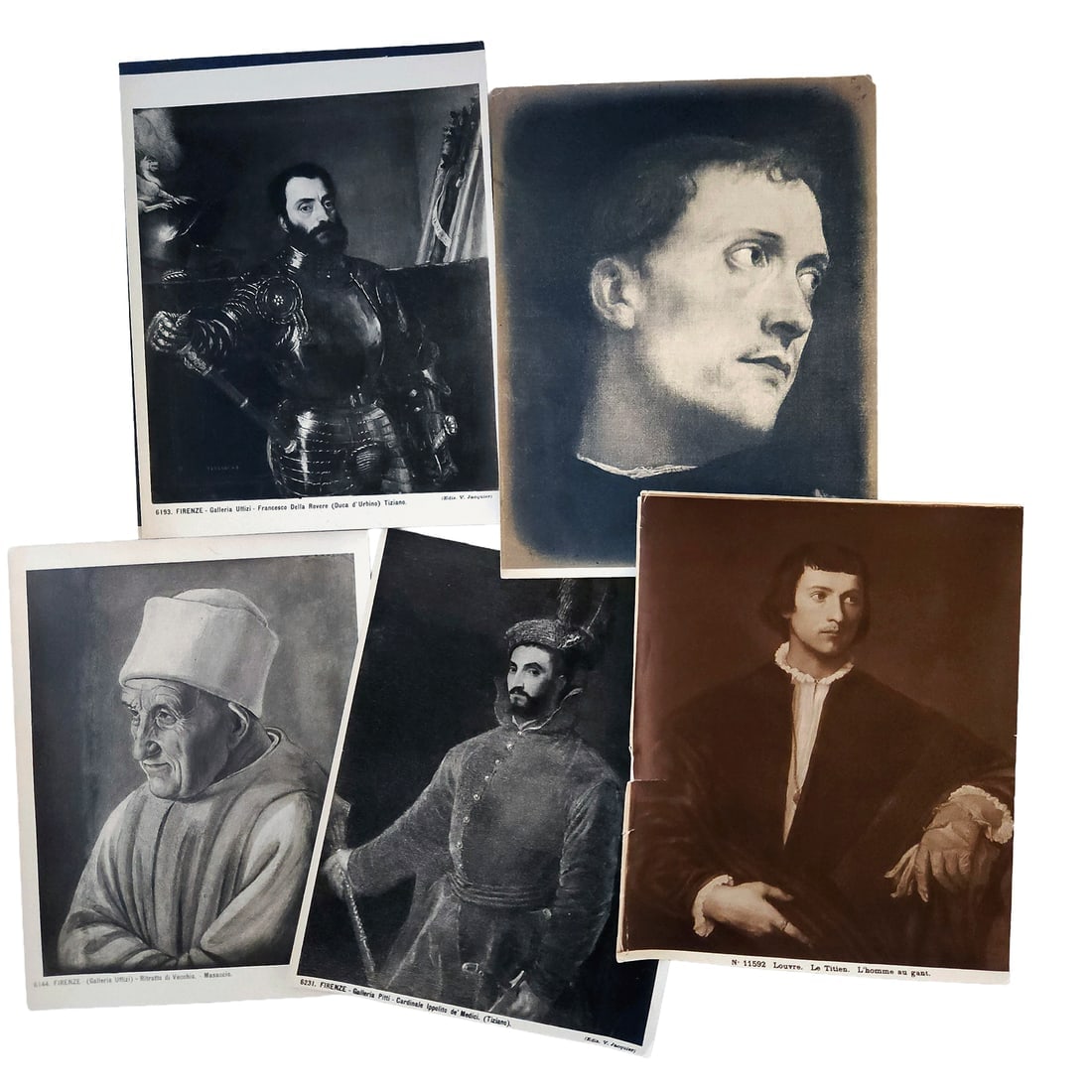 Assortment of Italian Art Albumen Prints circa 1852 Featuring Italian Renaissance painter Titian - 3