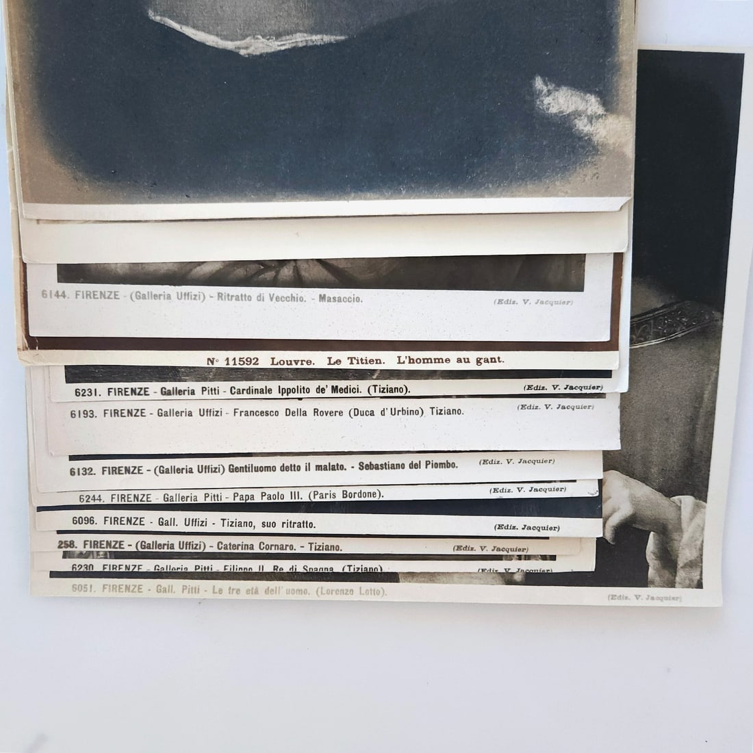 Assortment of Italian Art Albumen Prints circa 1852 Featuring Italian Renaissance painter Titian - 5