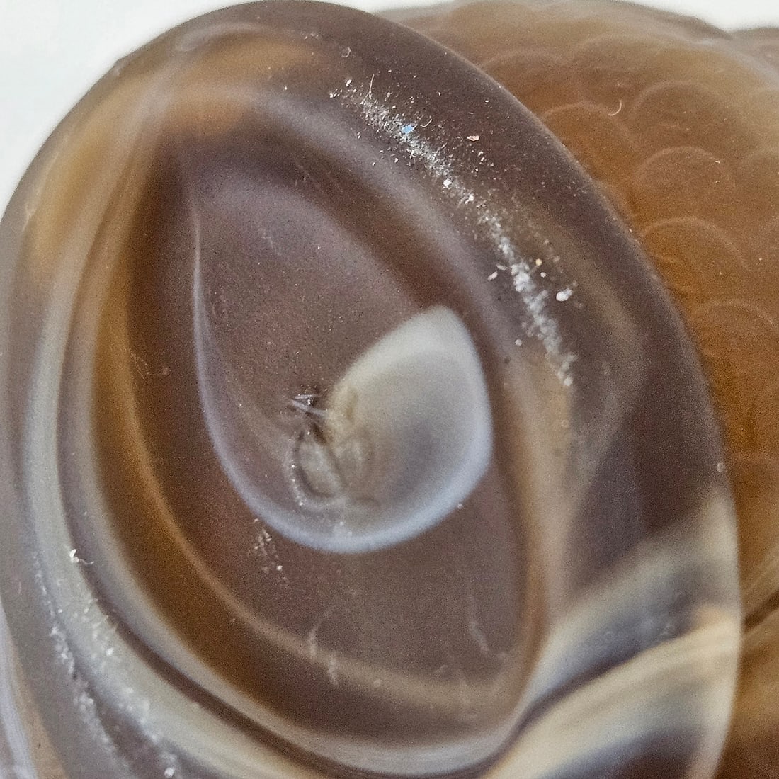 Vintage Imperial Glass Chocolate Caramel Slag Swan Shaped Dish - 5