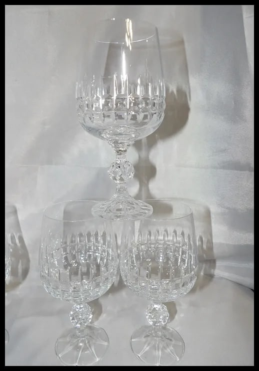 Belfast Pattern by Bohemia Crystal-Crystalex Wine Glasses - 4