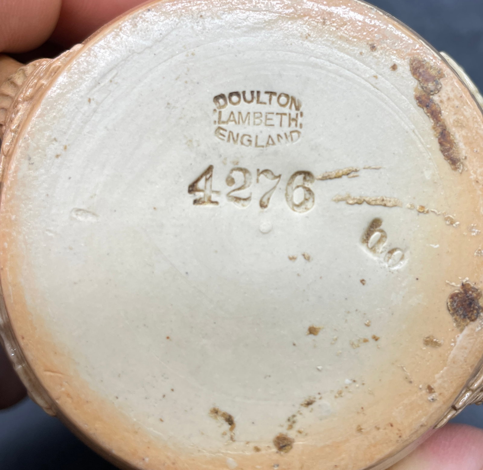 RARE ROYAL DOULTON BLACKGANG STONEWARE JUG 4276 England - 5