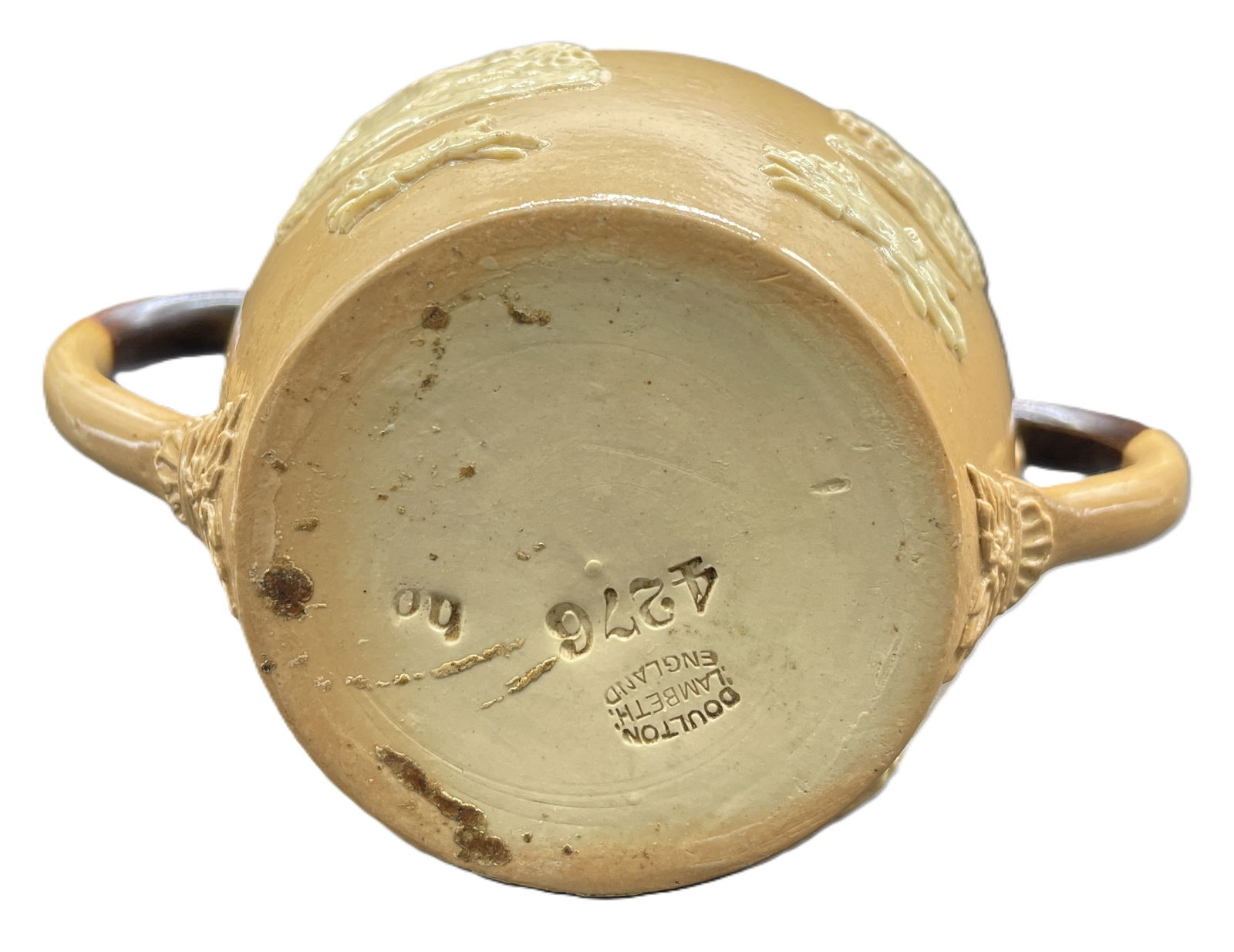 RARE ROYAL DOULTON BLACKGANG STONEWARE JUG 4276 England - 7