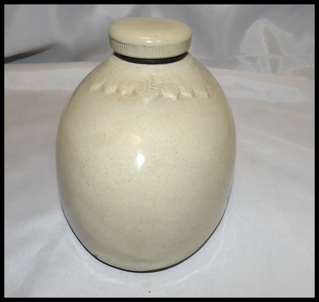 Antique Bourne Denby England Stoneware Foot Warmer Bottle 1.5 pt. #837182/838283 - 5