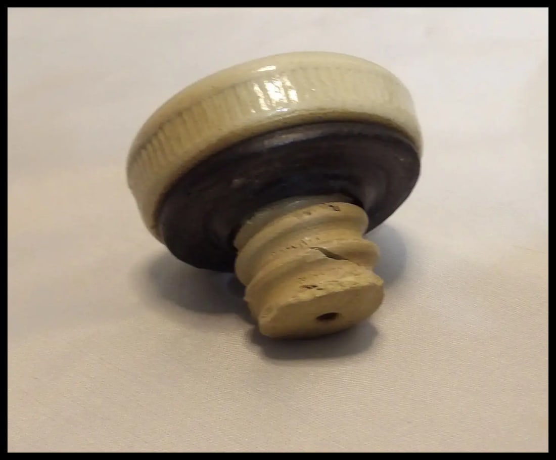 Antique Bourne Denby England Stoneware Foot Warmer Bottle 1.5 pt. #837182/838283 - 7