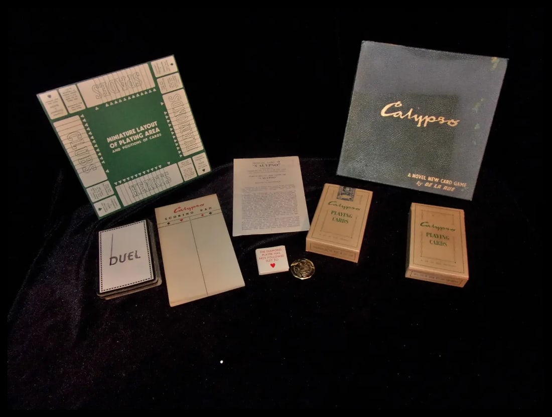 Vintage De La Rue Calypso Card Game Made in England - 2