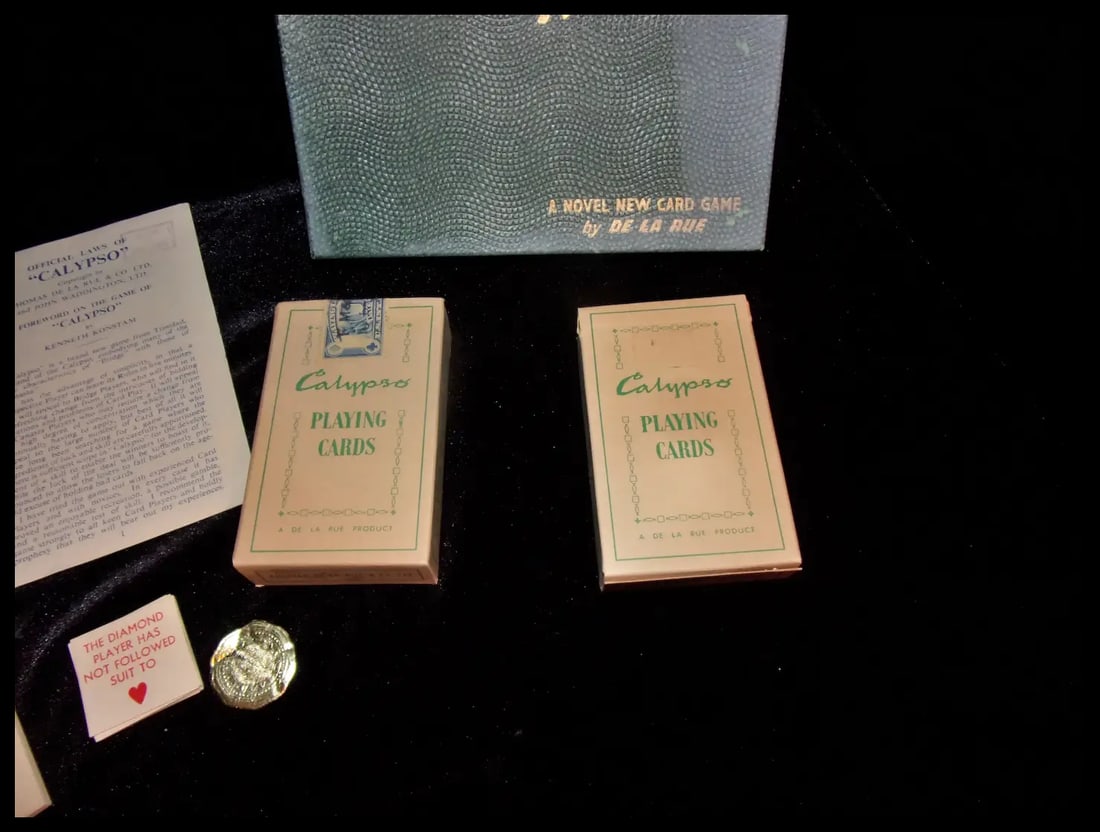Vintage De La Rue Calypso Card Game Made in England - 3