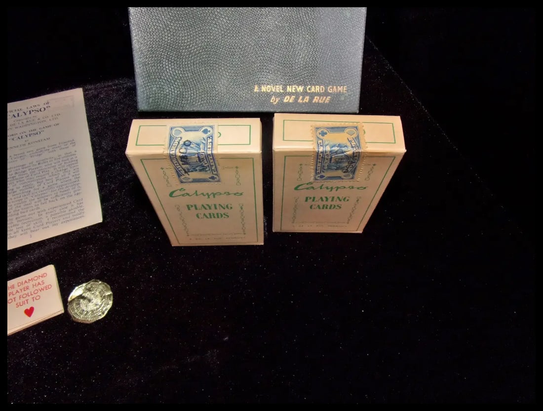 Vintage De La Rue Calypso Card Game Made in England - 6