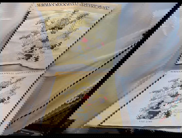 Norman Rockwell Tapestry Panel by Oakhurst Textiles Inc. - 2