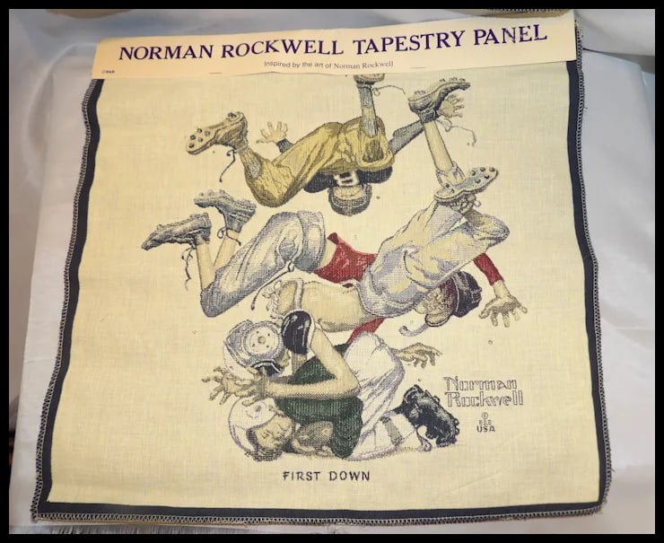Norman Rockwell Tapestry Panel by Oakhurst Textiles Inc. - 3