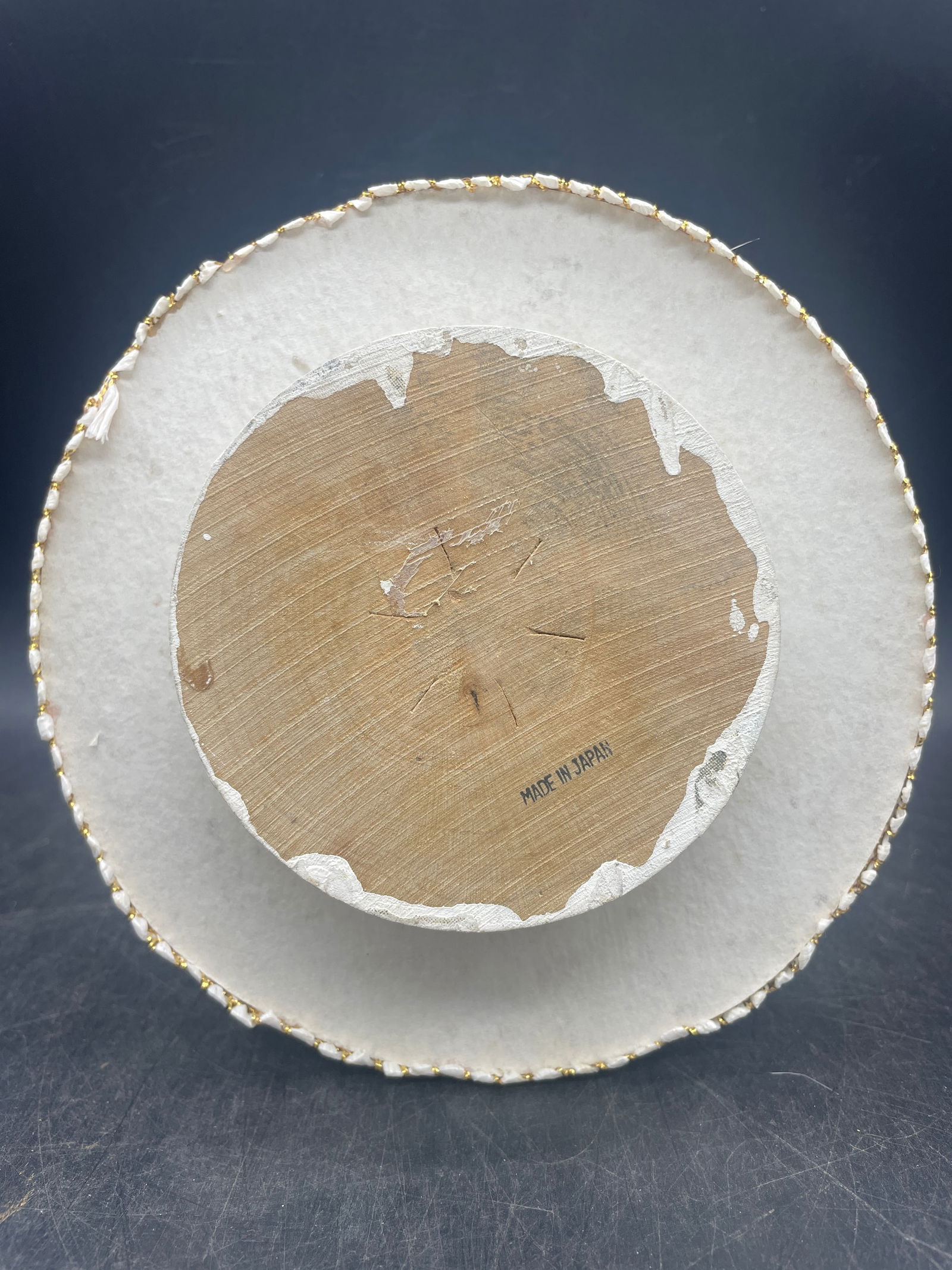 1950s Christmas Church Putz Music Box Rotates Plays Silent Night Rotating Japan - 6