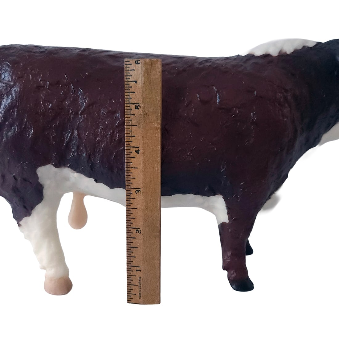 Breyer Polled Hereford Bull #74 Figurine - 5