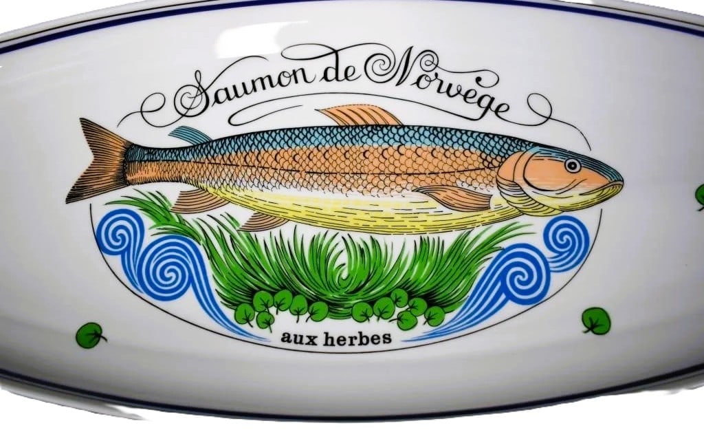 Jacques Lobjoy France LIGNE MARINE Salmon Platter - 2