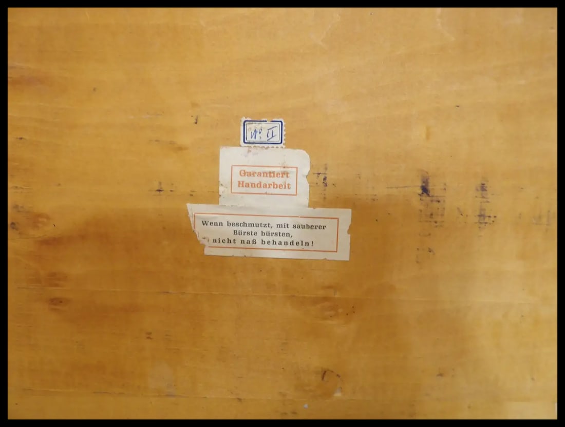 Mid Century Hand Carved German Wood Chalet Scene - 7