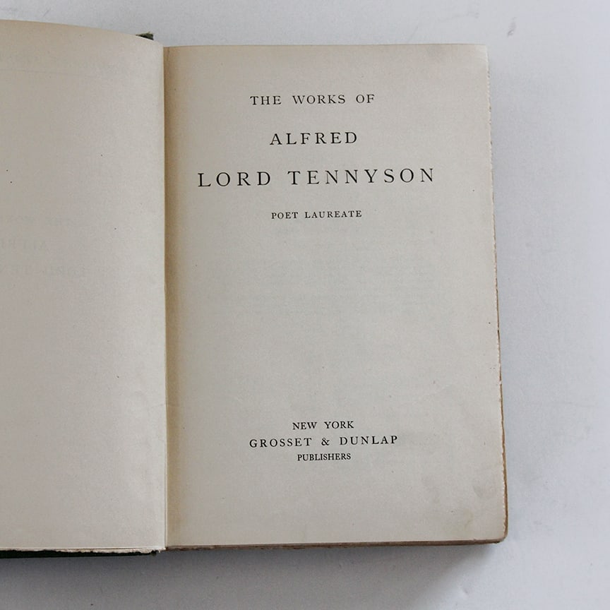 The Works of Alfred Lord Tennyson Book 1906 - 3