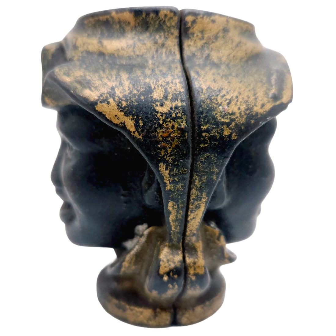 A.C. Williams Cast Iron Two Faced Boy Coin Bank Circa 1901-1919 - 2