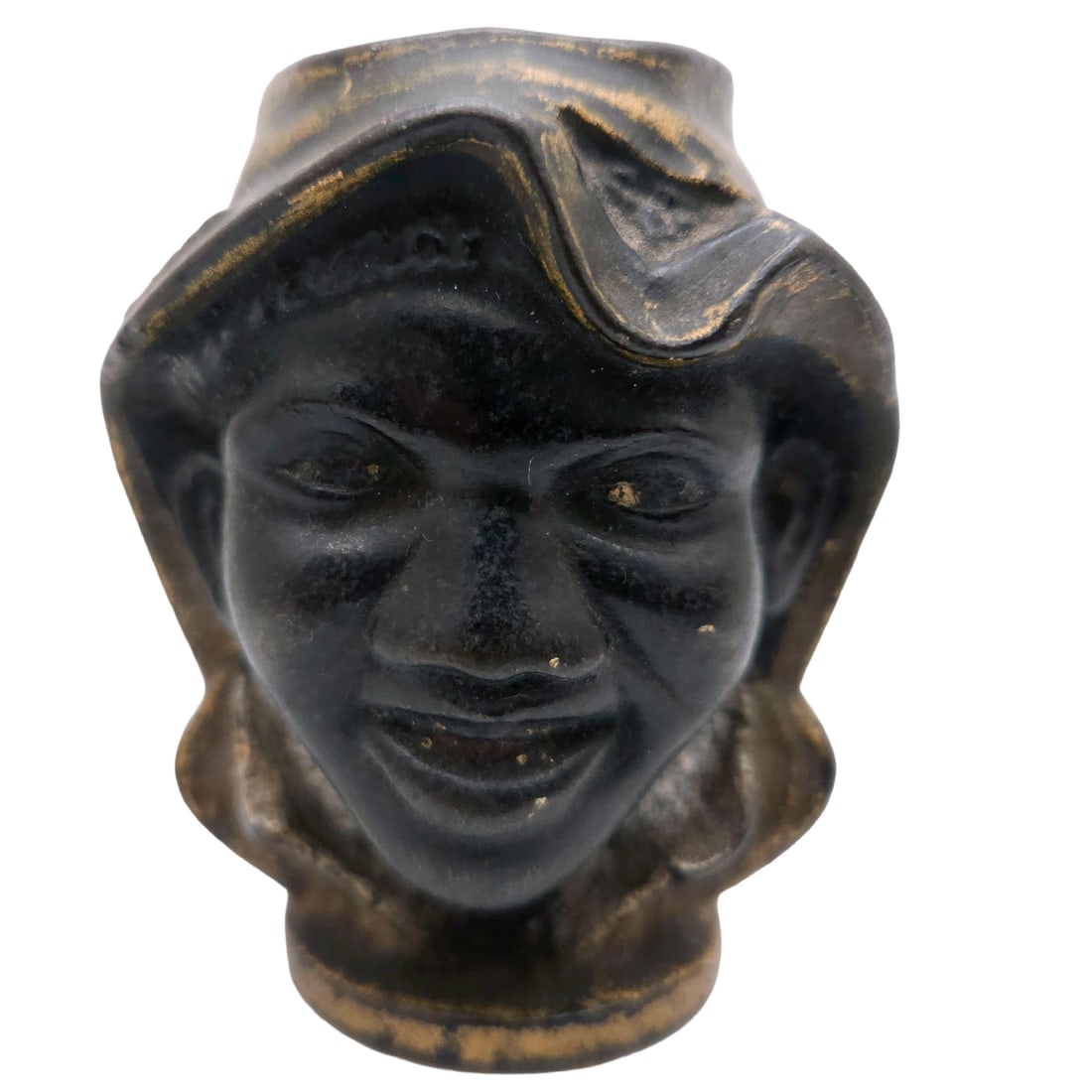 A.C. Williams Cast Iron Two Faced Boy Coin Bank Circa 1901-1919 - 3