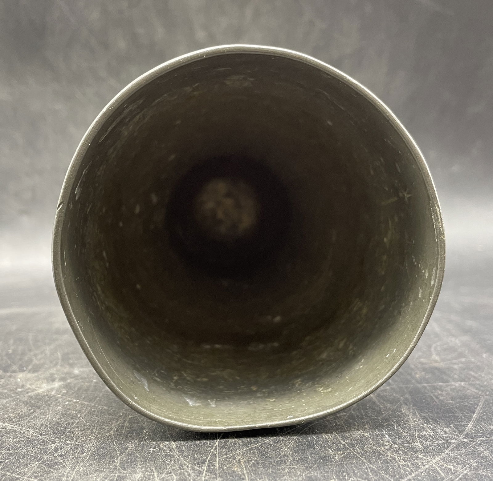 KAYSERZINN German Pewter Vase Parrot Tulips 1896 Jugendstil Art Nouveau - 6