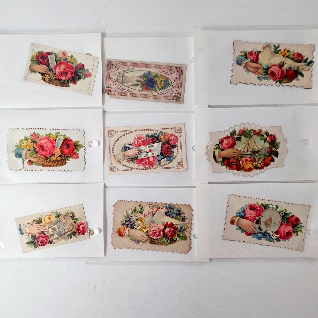 Large Lot Salesman Samples Victorian Calling Cards Over 60 pcs LOT A - 10